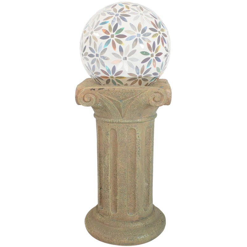 Fleur De Lis Living Sunnydaze Roman Pedestal Indoor/outdoor Gazing